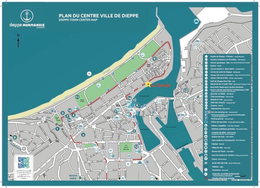 La Dunette - Splendide Vue Port Avec Les Bateaux Dieppe Exteriér fotografie