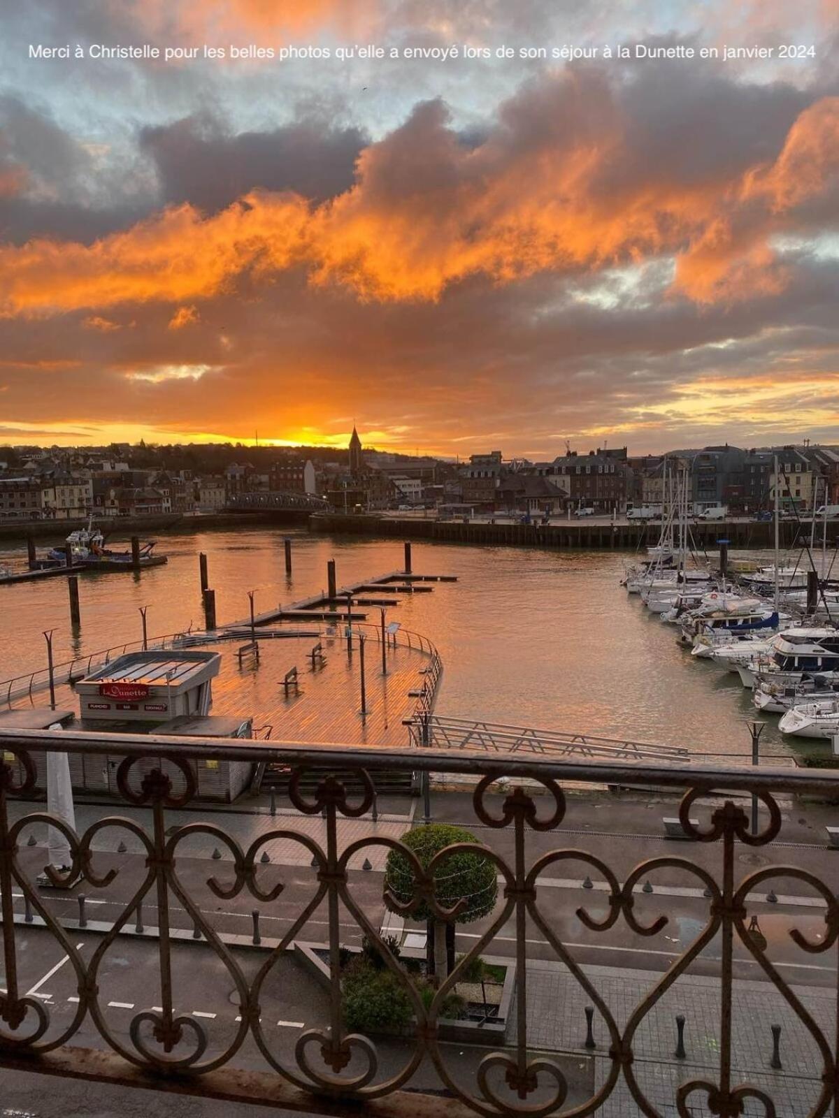 La Dunette - Splendide Vue Port Avec Les Bateaux Dieppe Exteriér fotografie